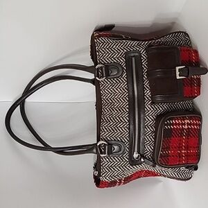 Plaid and Tweed Bag